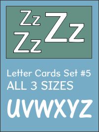 letter cards set 5