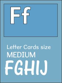 Letter Cards Set 2 MEDIUM