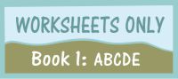 worksheets only set 1 ABCDE