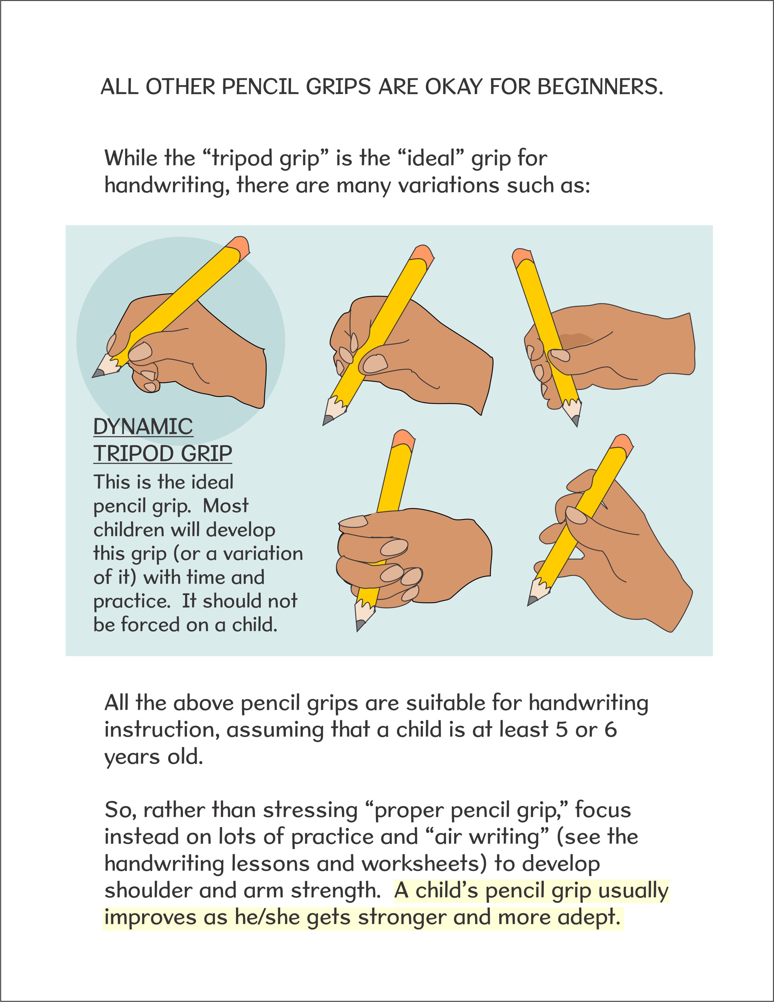 Assessing pencil grip page 2