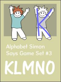 Alphabet Movement Activity: Simon Says